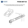 Hickory Hardware Rear Bracket for the P1056 Series Drawer Slides P1056/BKT-2C